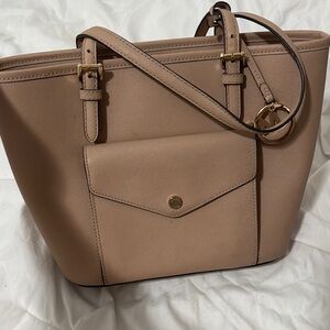 MICHAEL Michael Kors Tan Tote Bag with Gold Hardware